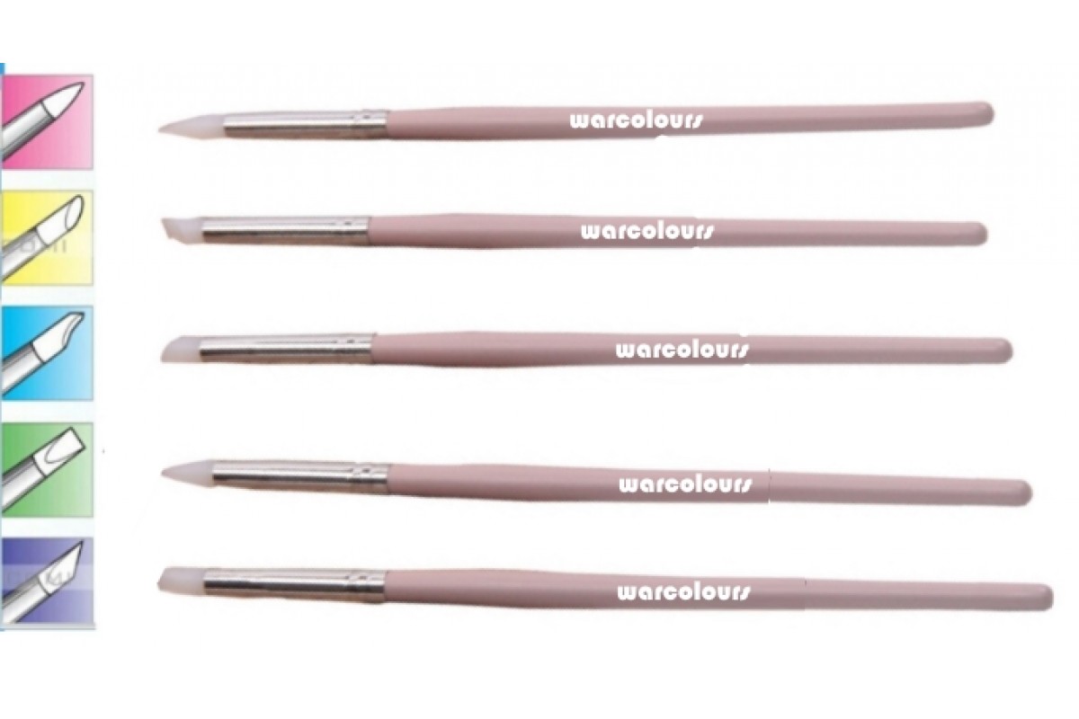 silicone tip sculpting brushes